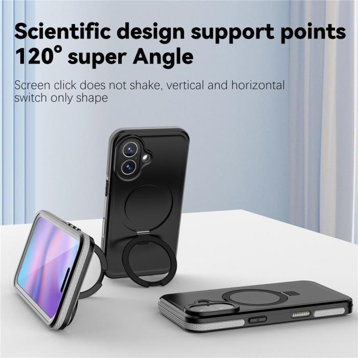 Bild 3, REDPEPPER iPhone 17 Skal MagSafe Kickstand Vattentät IP68