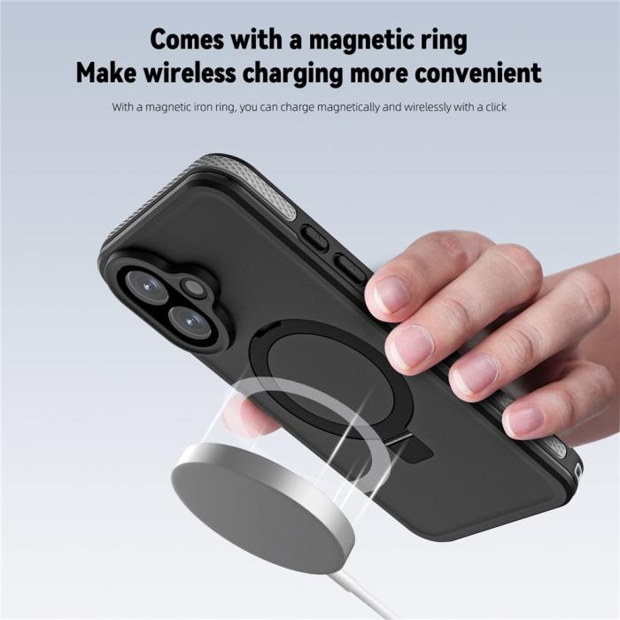 Bild 4, REDPEPPER iPhone 17 Skal MagSafe Kickstand Vattentät IP68