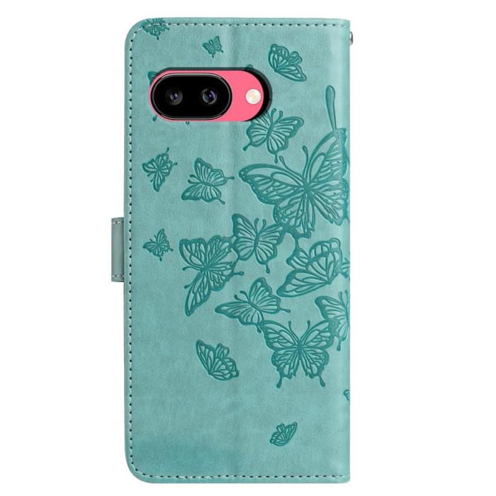 Bild 5, Google Pixel 10a Fodral Med Fjäril Tryck Grön