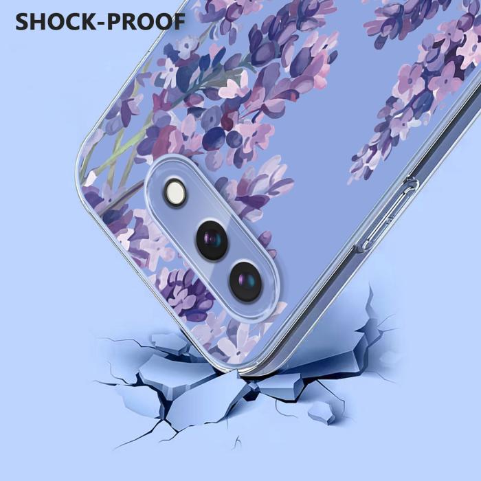 Bild 3, Google Pixel 10a Skal Med Tryck Blommor