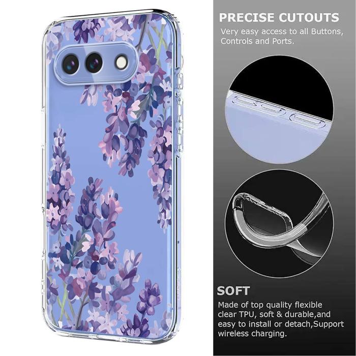 Bild 6, Google Pixel 10a Skal Med Tryck Blommor