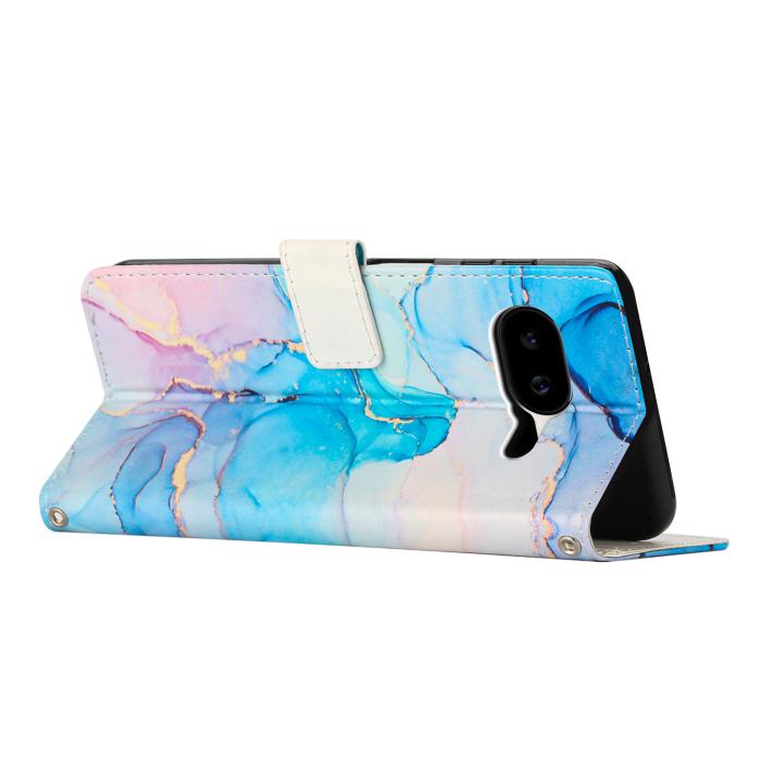 Bild 2, Google Pixel 10a Fodral Marmor Rosa / Grön