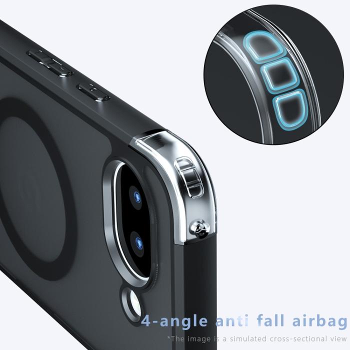 Bild 5, Google Pixel 10a Skal Hybrid Transparent / Svart