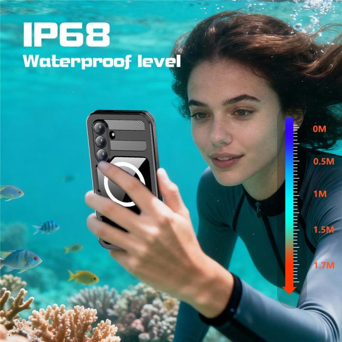 Bild 6, REDPEPPER Galaxy S26 Plus Skal MagSafe 360 Vattentätt IP68