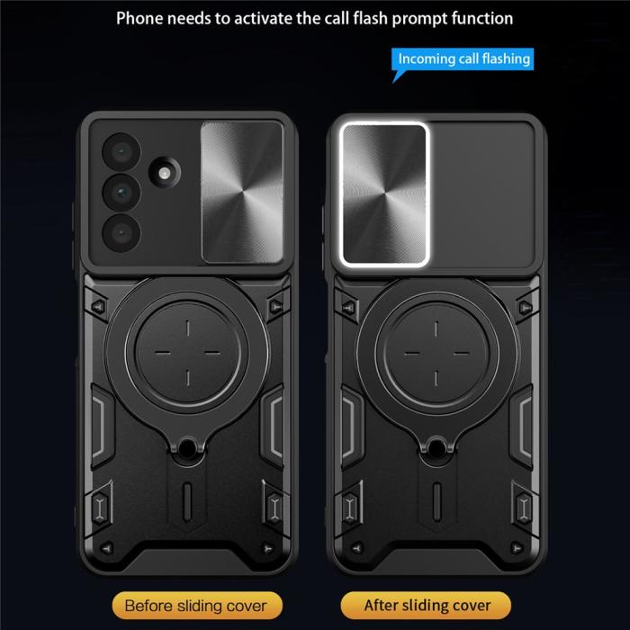 Bild 5, Samsung Galaxy A57 5G Skal CamShield Kickstand Hybrid Svart