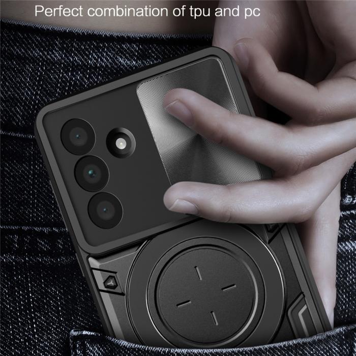 Bild 6, Samsung Galaxy A17 Skal CamShield Kickstand Hybrid Svart