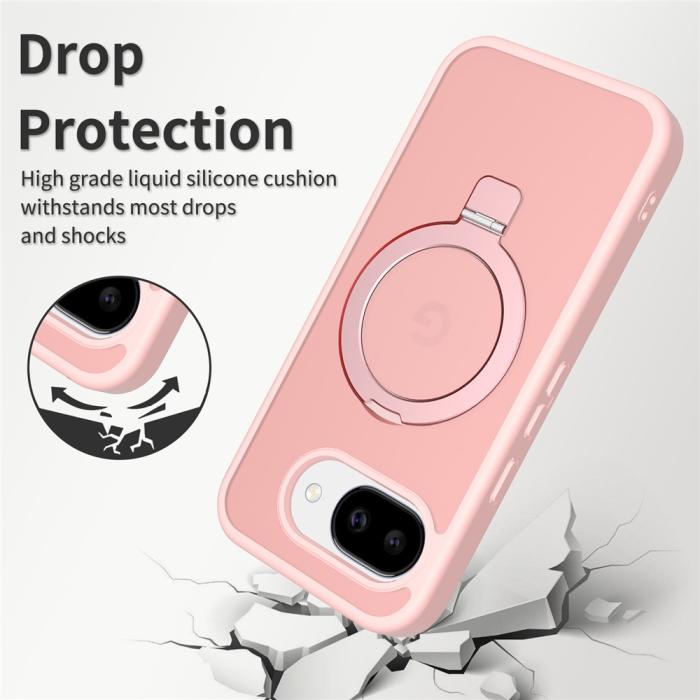 Bild 2, Google Pixel 10a Skal MagSafe Kickstand Hybrid Rosa