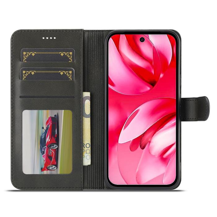 Bild 2, LC.IMEEKE Google Pixel 10a Fodral Läder Svart