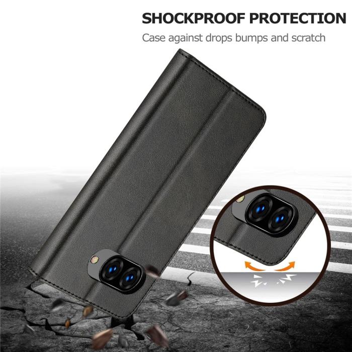 Bild 5, LC.IMEEKE Google Pixel 10a Fodral Läder Svart