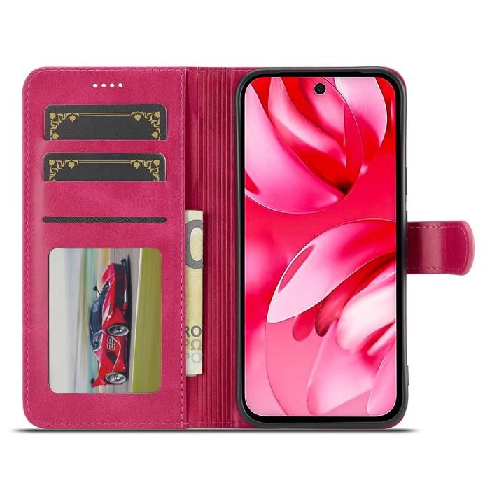 Bild 2, LC.IMEEKE Google Pixel 10a Fodral Läder Rosa