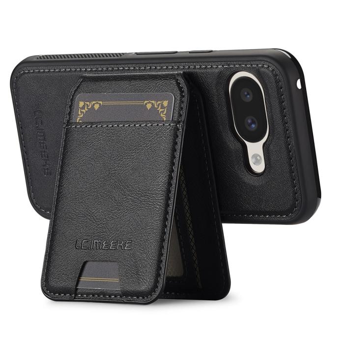 Bild 3, LC.IMEEKE Google Pixel 10a Skal Med Avtagbar Korthållare Svart