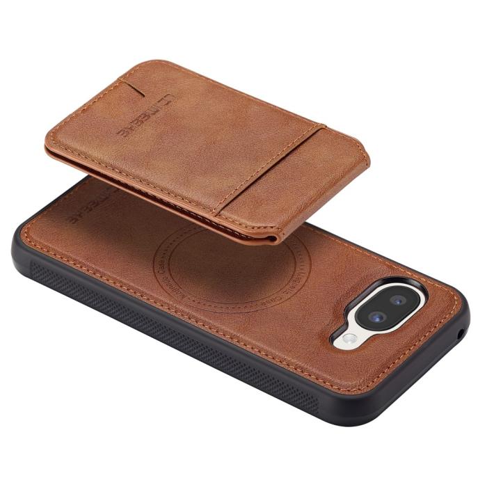 Bild 4, LC.IMEEKE Google Pixel 10a Skal Med Avtagbar Korthållare Brun