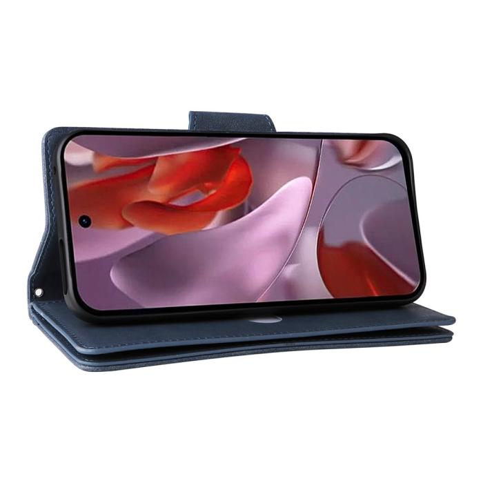 Bild 4, Google Pixel 10a Fodral Med Kortfack Läder Blå