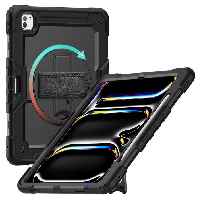 Bild 3, iPad Pro 13 2025 / 2024 Skal 360 Shockproof Hybrid Kickstand