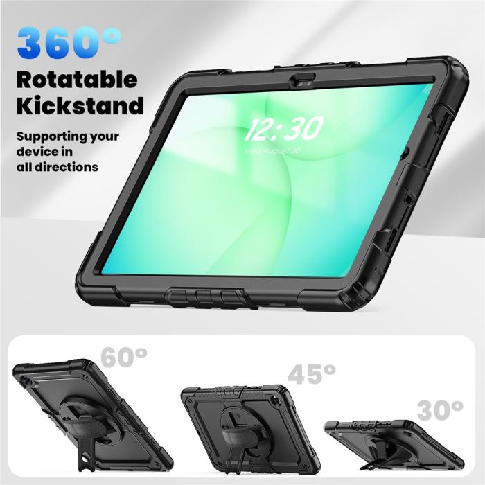 Bild 6, Galaxy Tab A11 Plus/A9 Plus Skal 360 Shockproof Hybrid Kickstand