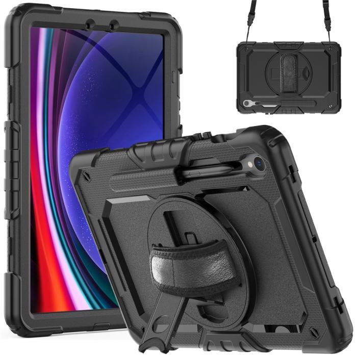 Bild 2, Galaxy Tab S10 Lite/S10 FE/S9 Skal 360 Shockproof Hybrid Kickstand