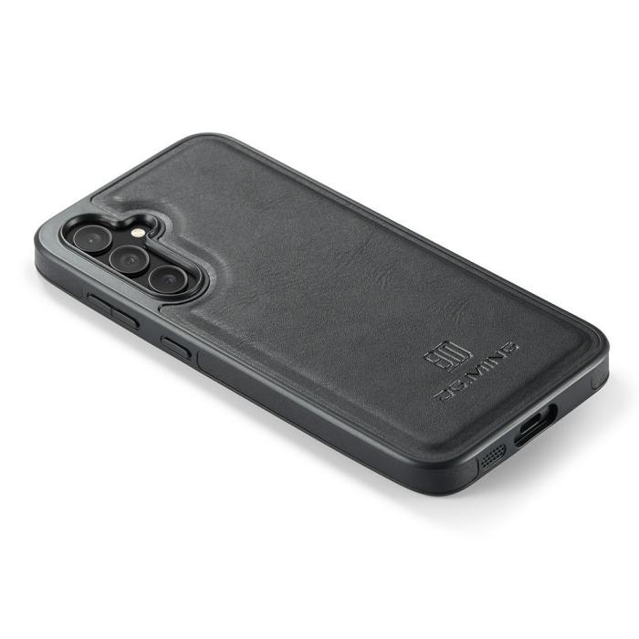 Bild 6, DG.MING Samsung Galaxy S26 Plus Skal Läderbelagt Hybrid Svart