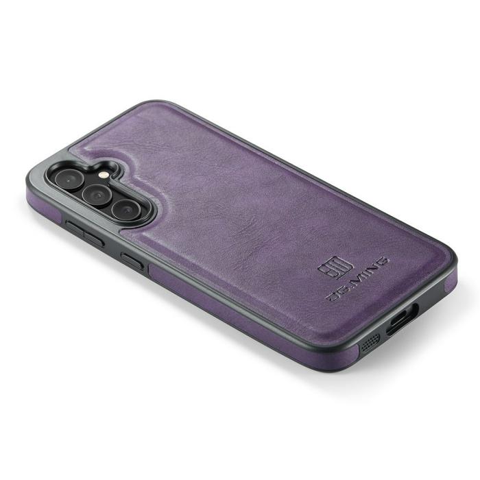 Bild 6, DG.MING Samsung Galaxy S26 Plus Skal Läderbelagt Hybrid Lila