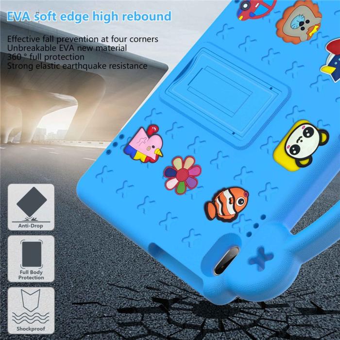 Bild 6, Lenovo Tab M10/Huwei MediaPad T5 10.1 Skal EVA För Barn Blå