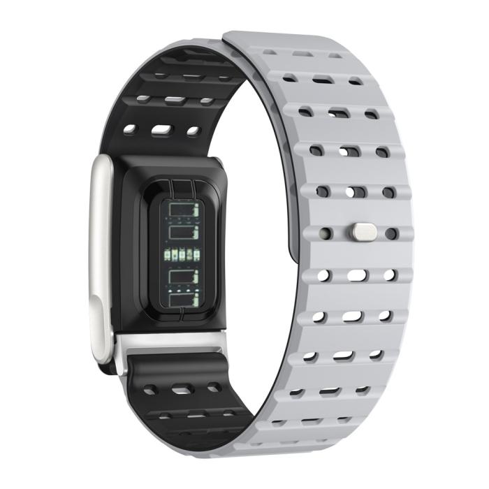 Bild 2, Whoop MG Klockarmband Silikon Ljus Grå