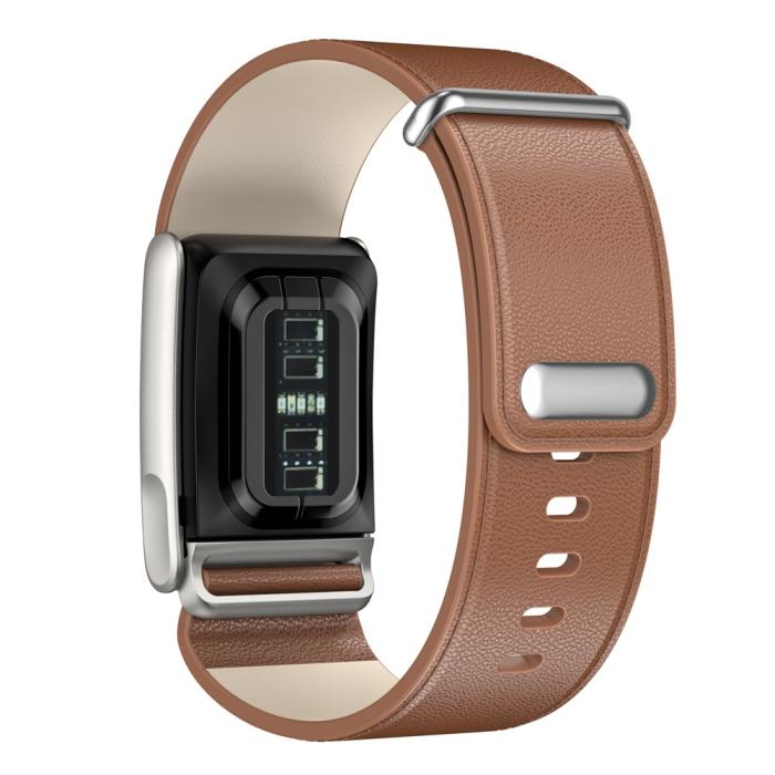 Bild 2, Whoop MG Klockarmband Äkta Läder Brun