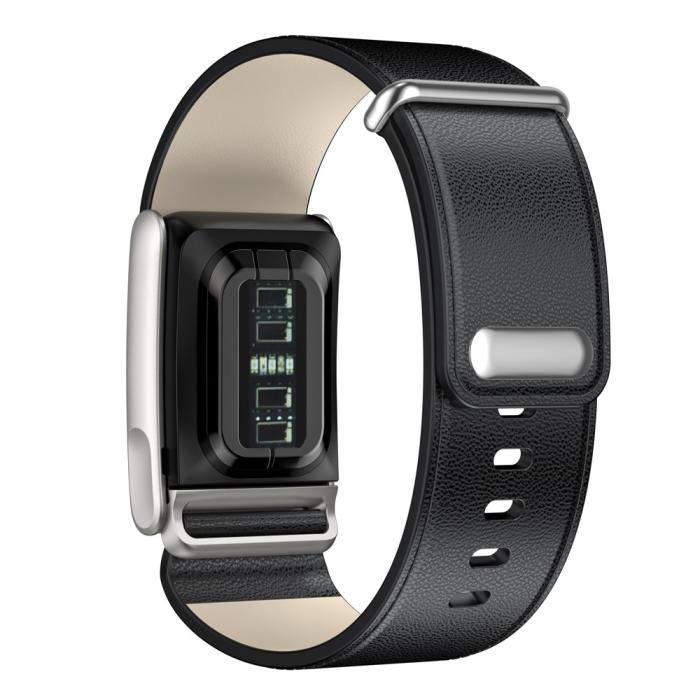 Bild 2, Whoop MG Klockarmband Äkta Läder Svart