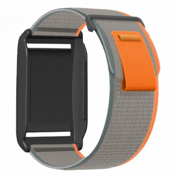 Bild 2, Polar Loop Klockarmband Nylon Grå / Orange