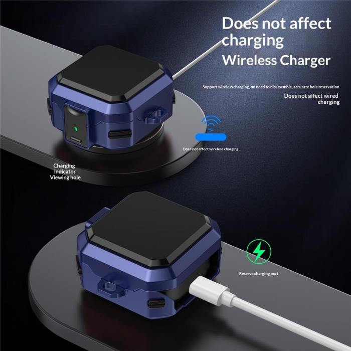 Bild 4, Samsung Galaxy Buds 4/4 Pro Skal Shockproof Hybrid Lila