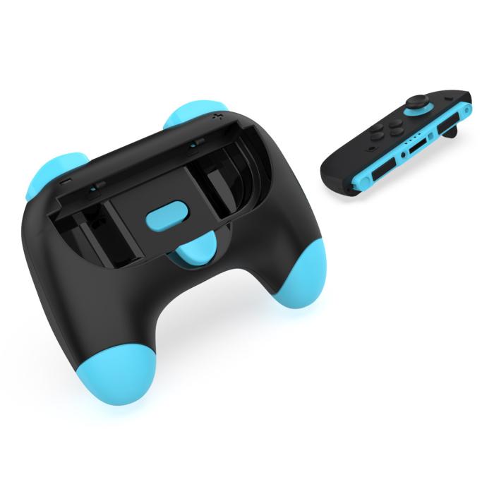 Bild 5, DOBE Nintendo Switch 2 st Joy-Con Grepp Röd / Blå