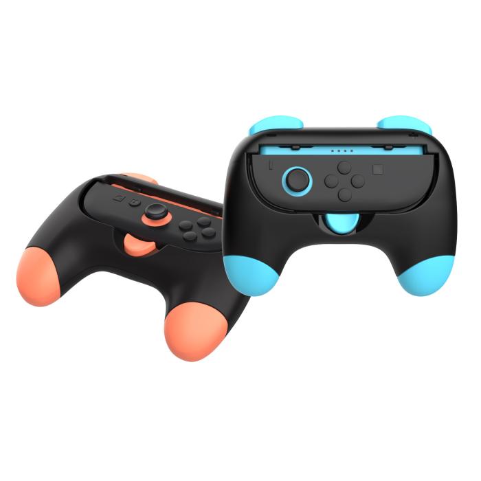 Bild 6, DOBE Nintendo Switch 2 st Joy-Con Grepp Röd / Blå