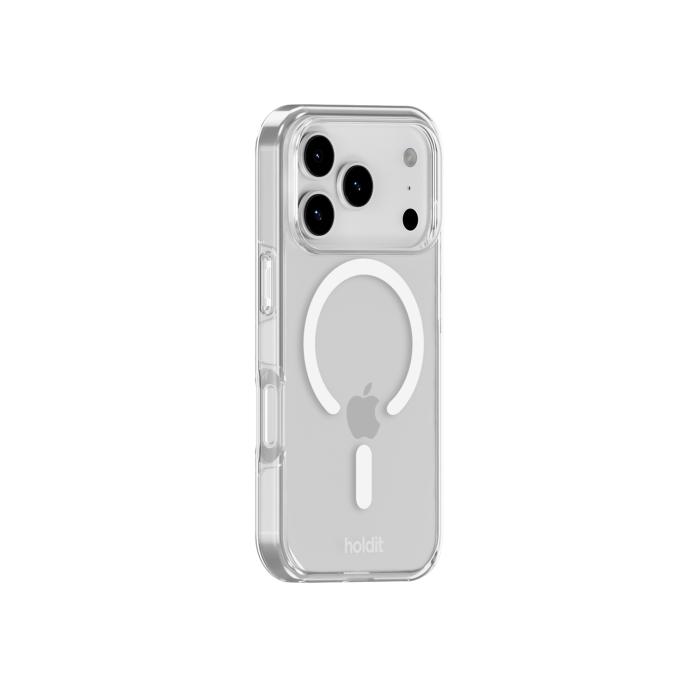 Bild 2, holdit iPhone 17 Pro Max MagSafe Mobilskal White/Transparent