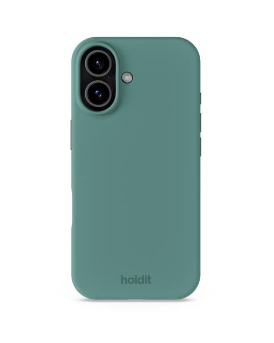 Bild 1, holdit iPhone 17 Mobilskal Silikon Moss Green