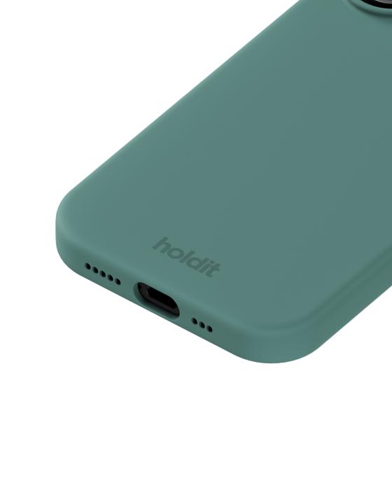 Bild 3, holdit iPhone 17 Mobilskal Silikon Moss Green