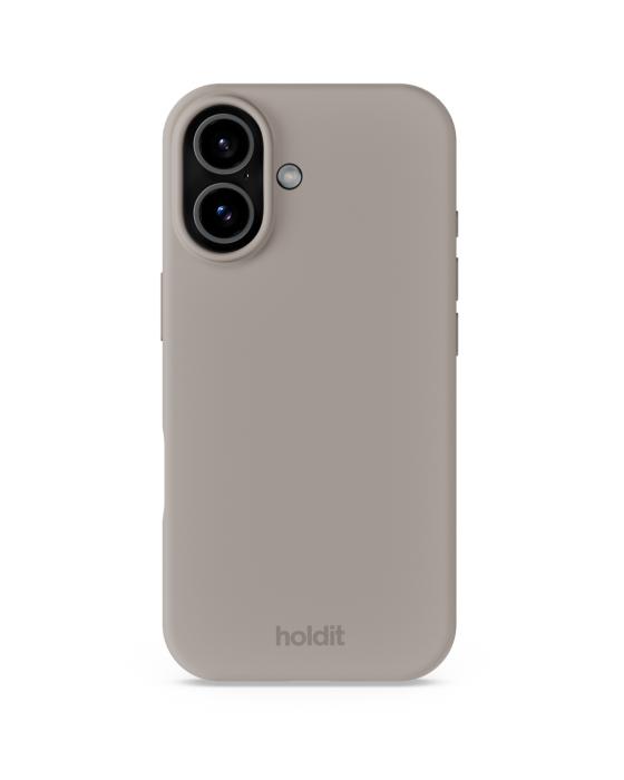 Bild 1, holdit iPhone 17 Mobilskal Silikon Taupe