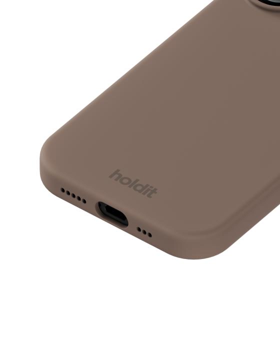 Bild 3, holdit iPhone 17 Mobilskal Silikon Mocha Brown