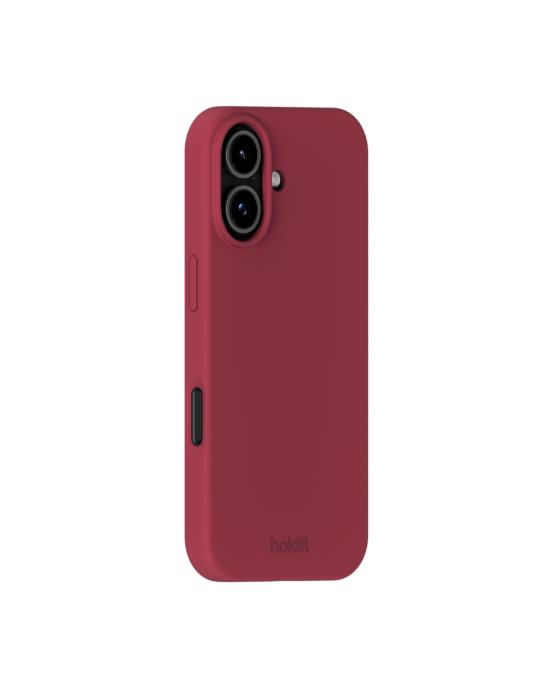 Bild 2, holdit iPhone 17 Mobilskal Silikon Red Velvet
