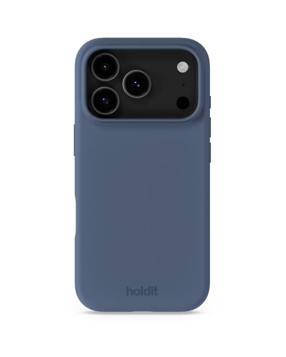 Bild 1, holdit iPhone 17 Pro Mobilskal Silikon Pacific Blue