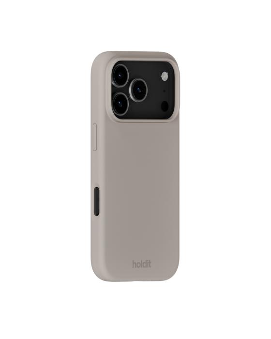 Bild 2, holdit iPhone 17 Pro Mobilskal Silikon Taupe