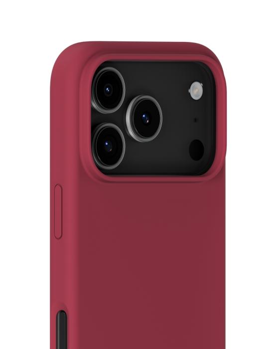 Bild 4, holdit iPhone 17 Pro Mobilskal Silikon Red Velvet