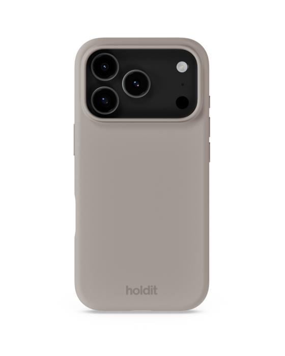 Bild 1, holdit iPhone 17 Pro Max Mobilskal Silikon Taupe
