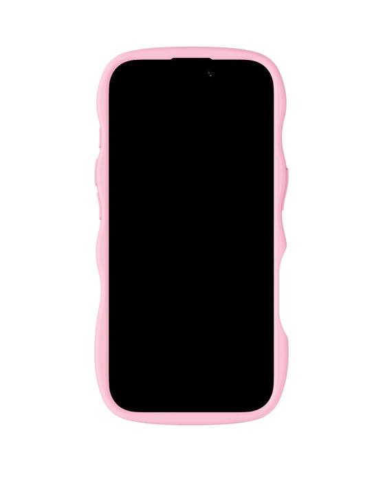 Bild 4, holdit iPhone 17 Mobilskal Wavy Pink/Transparent