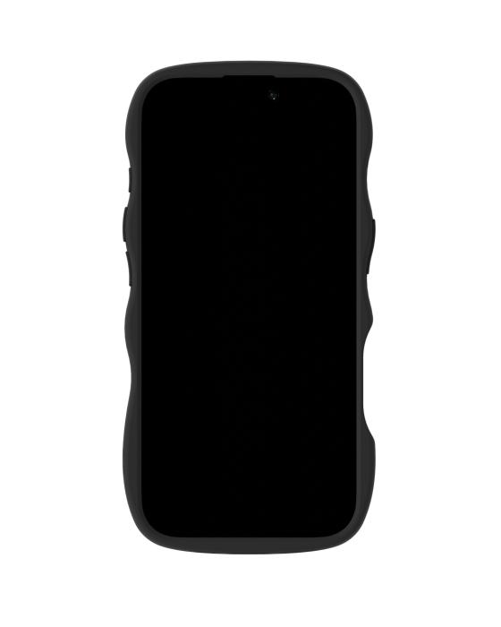 Bild 4, holdit iPhone 17 Mobilskal Wavy Black/Transparent