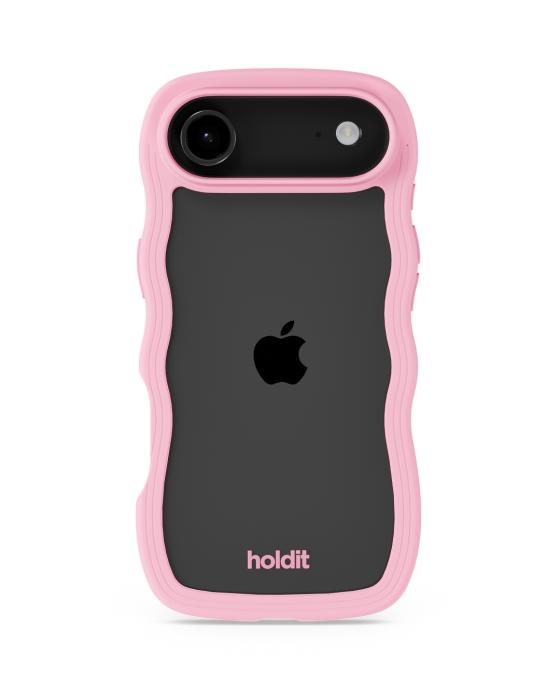 Bild 2, holdit iPhone Air Mobilskal Wavy Pink/Transparent