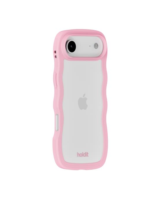 Bild 3, holdit iPhone Air Mobilskal Wavy Pink/Transparent