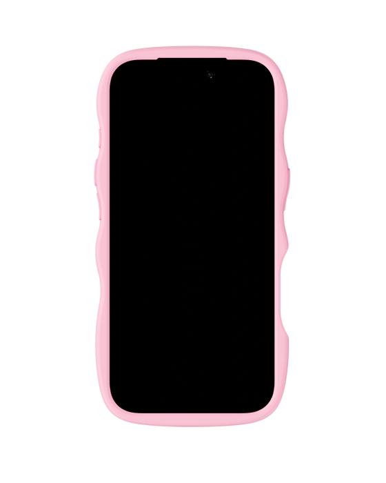 Bild 4, holdit iPhone 17 Pro Mobilskal Wavy Pink/Transparent