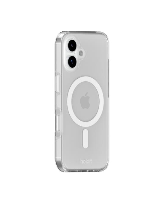 Bild 2, holdit iPhone 17 MagSafe Mobilskal White/Transparent