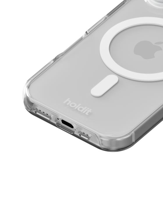 Bild 3, holdit iPhone 17 MagSafe Mobilskal White/Transparent