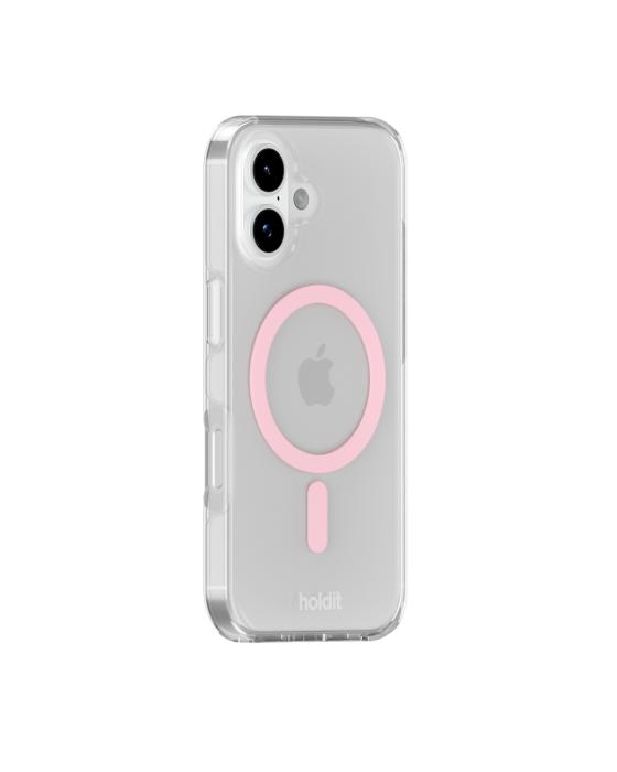Bild 2, holdit iPhone 17 MagSafe Mobilskal Pink/Transparent