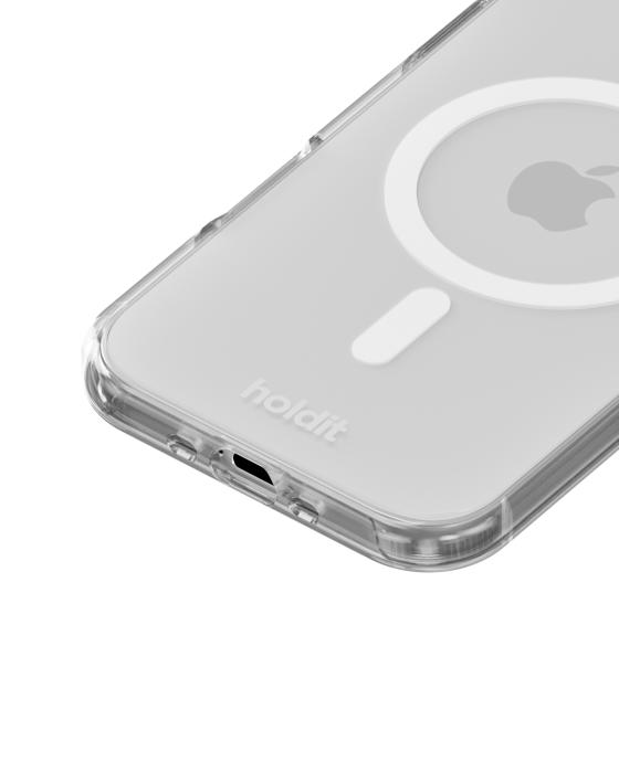 Bild 3, holdit iPhone Air MagSafe Mobilskal White/Transparent