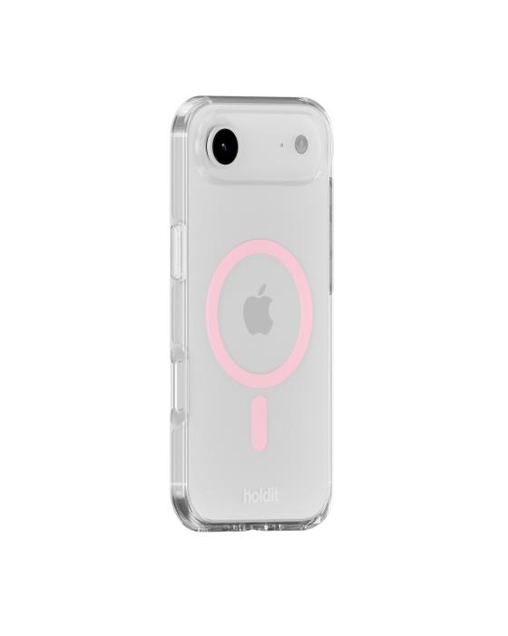 Bild 2, holdit iPhone Air MagSafe Mobilskal Pink/Transparent